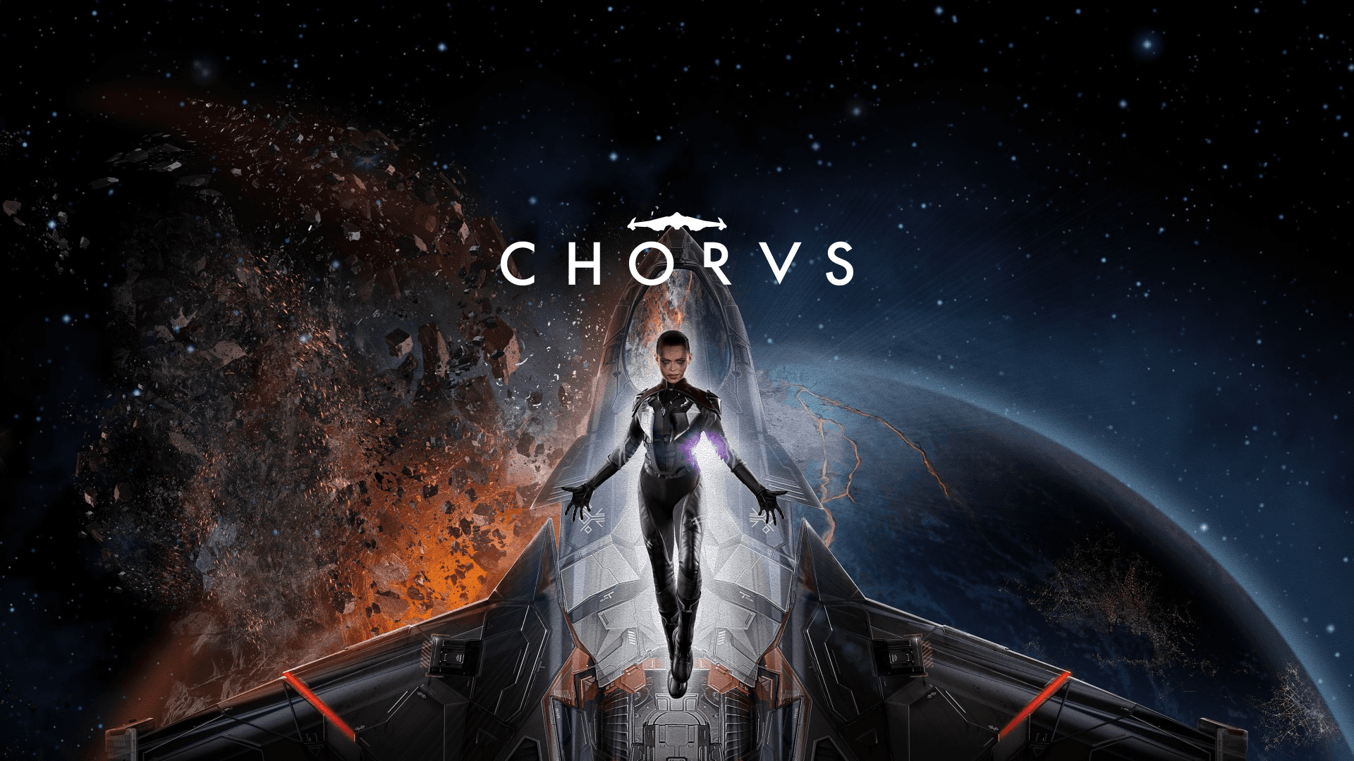 Hero key art for video game Chorus