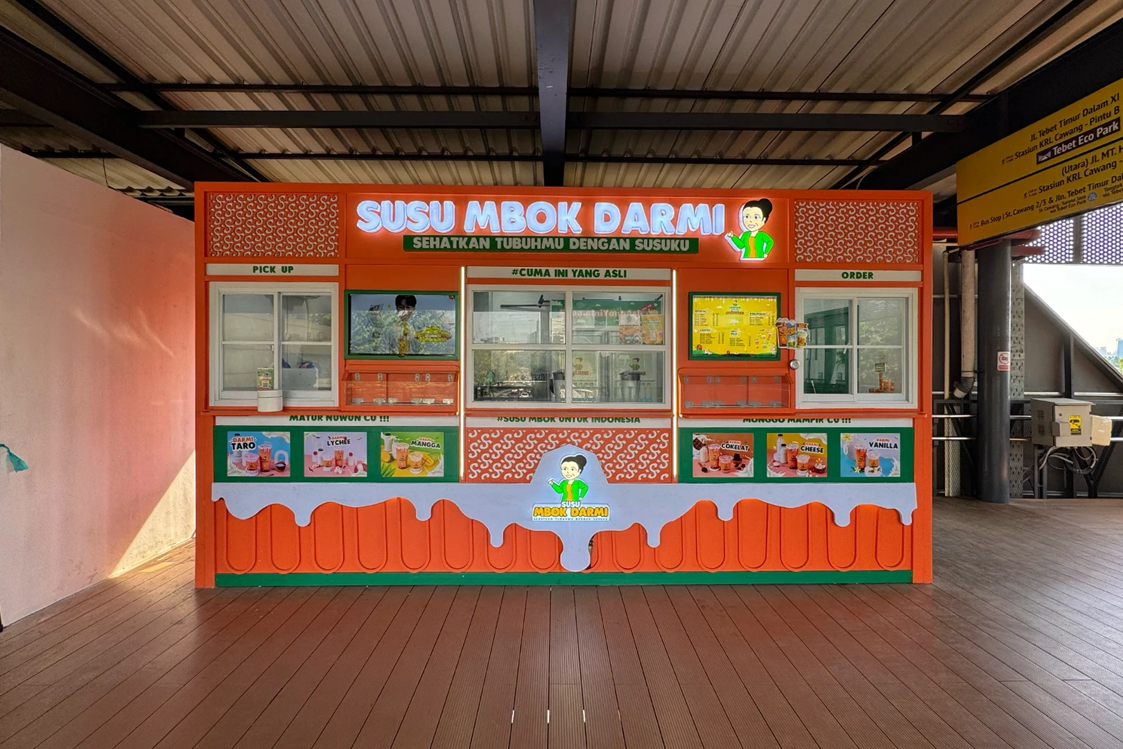 contoh toko susu mbok darmi