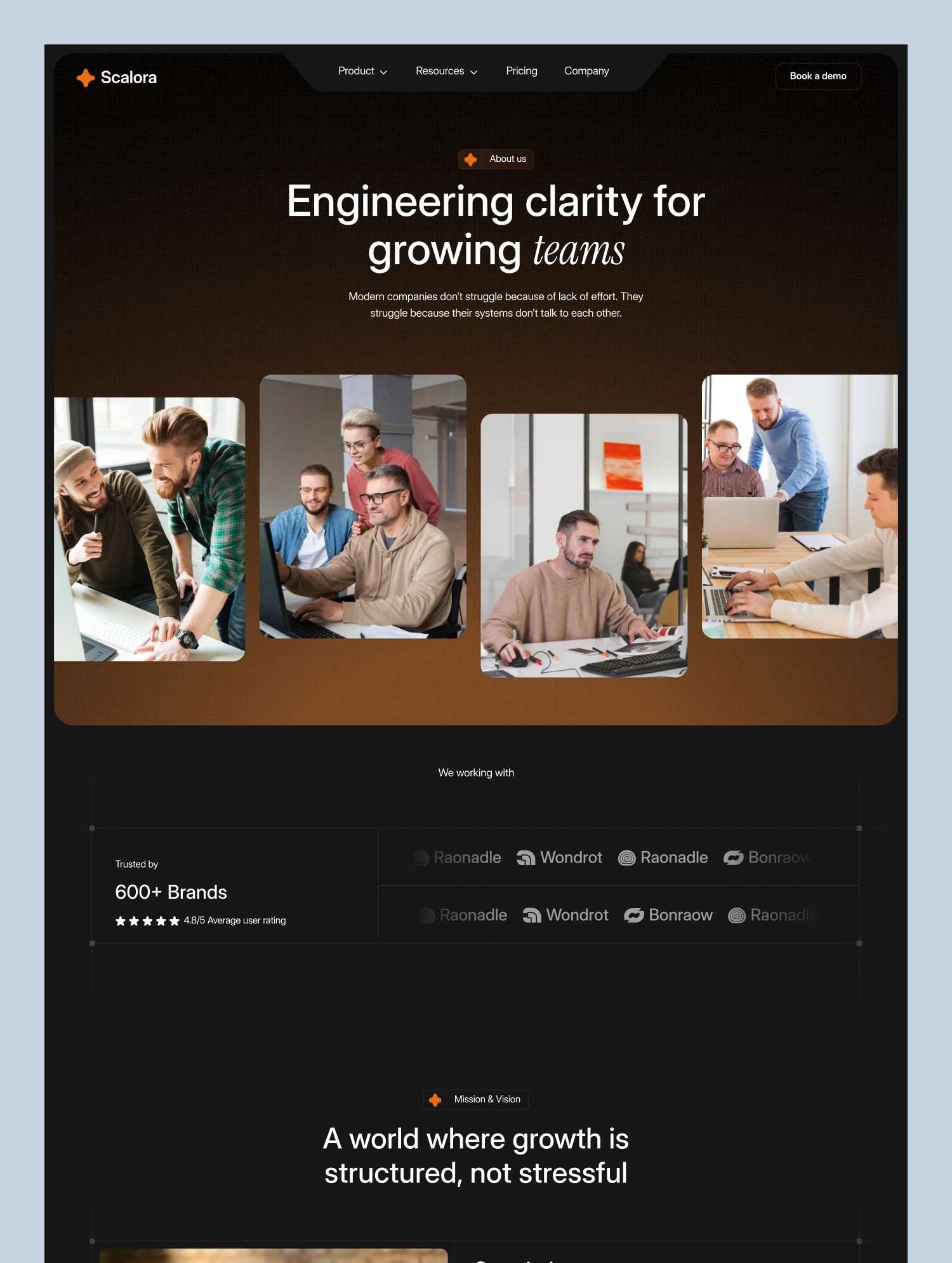 Creative agency Website Template