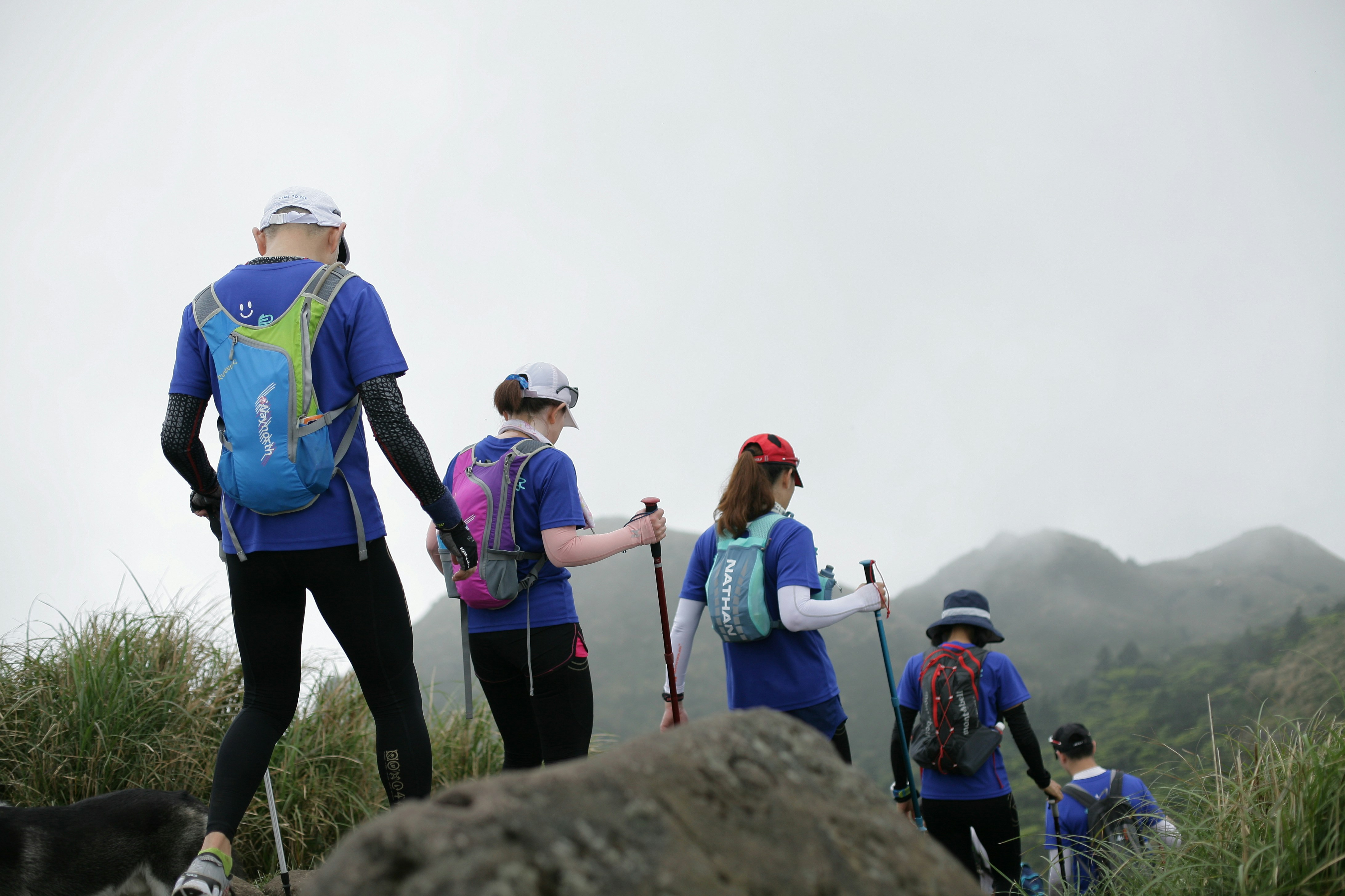 friends on a trek - Fall hiking outfit