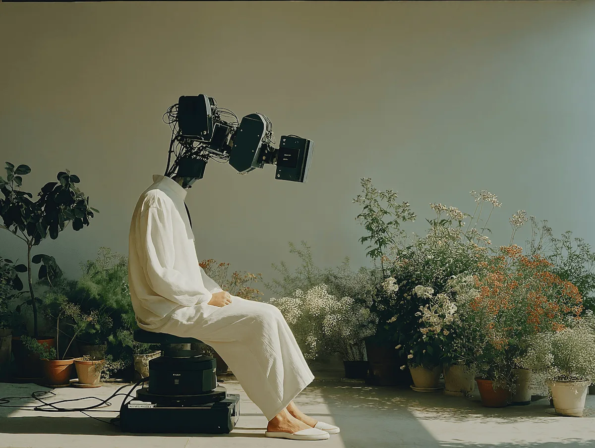 Surreal Robotic Portrait