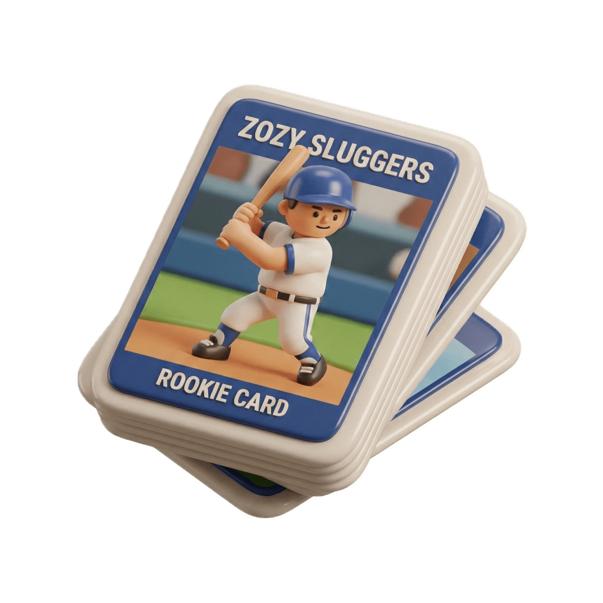 3D Baseball Card Icon
