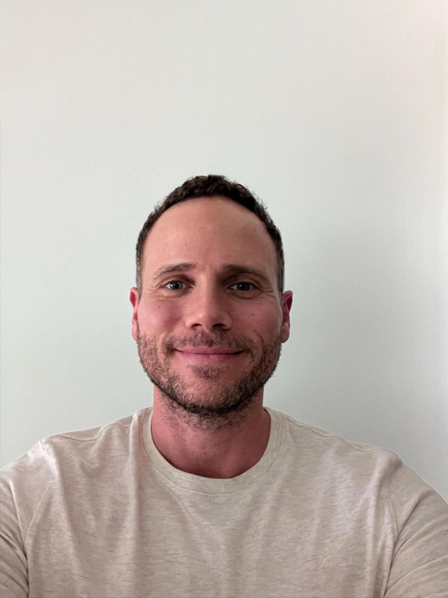 Handsome man looking at camera