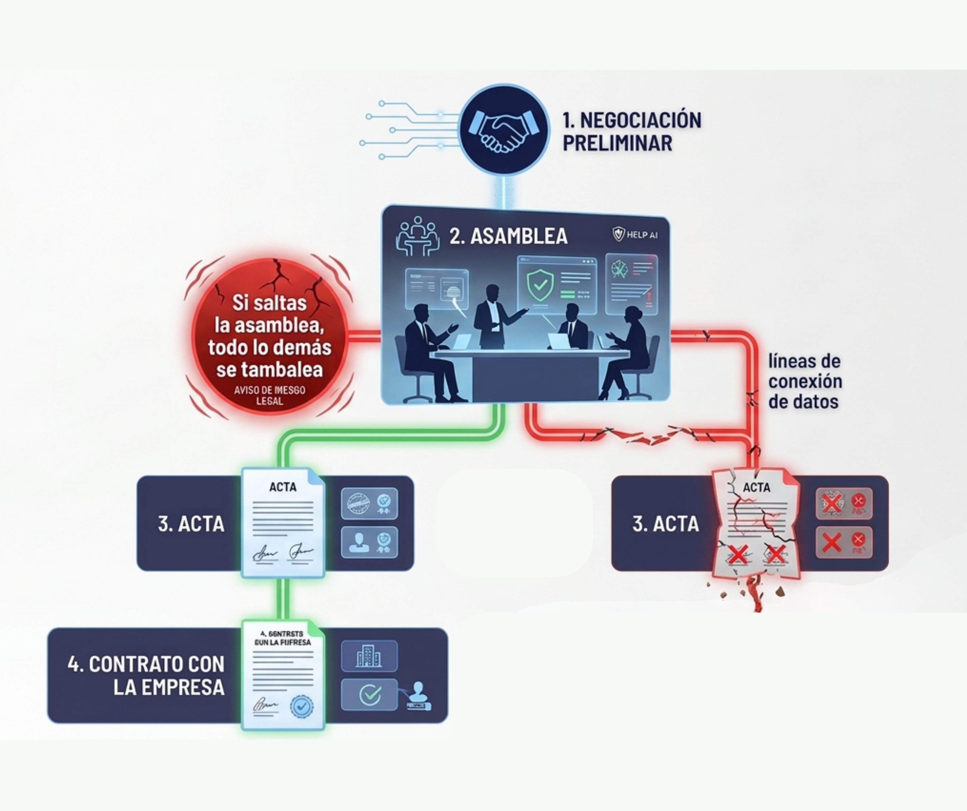 Negociar solo con individuos y olvidar a la asamblea
