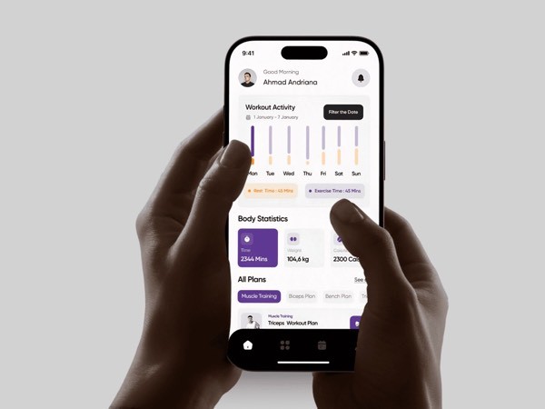 Mobile app interface design screen from Reyza Reyznata portfolio