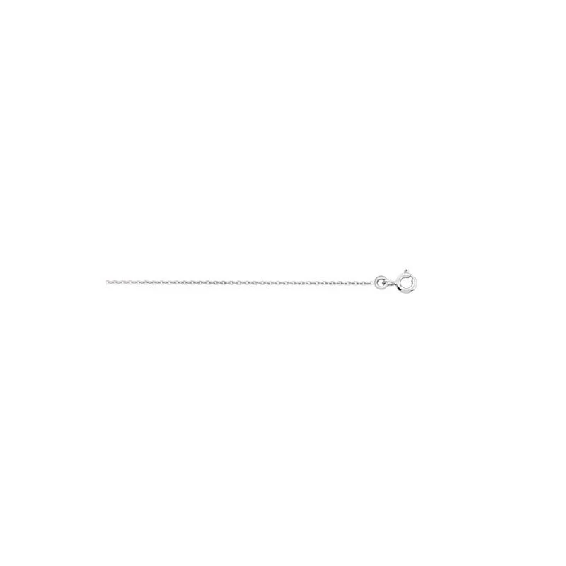 Chaîne en or blanc 375
