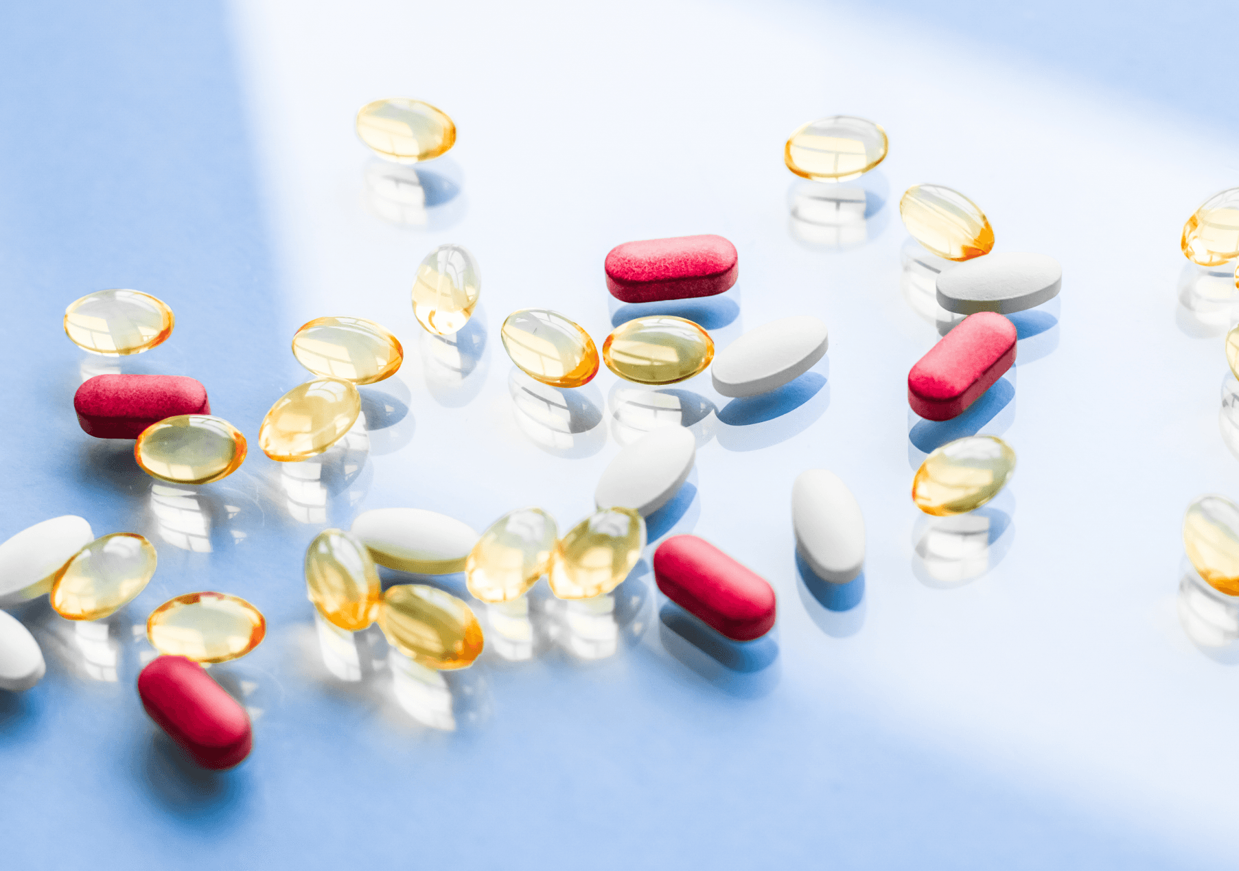 pills on table