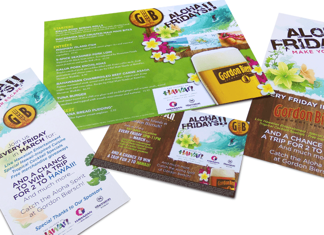 Gordon Biersch Seasonal Promotion