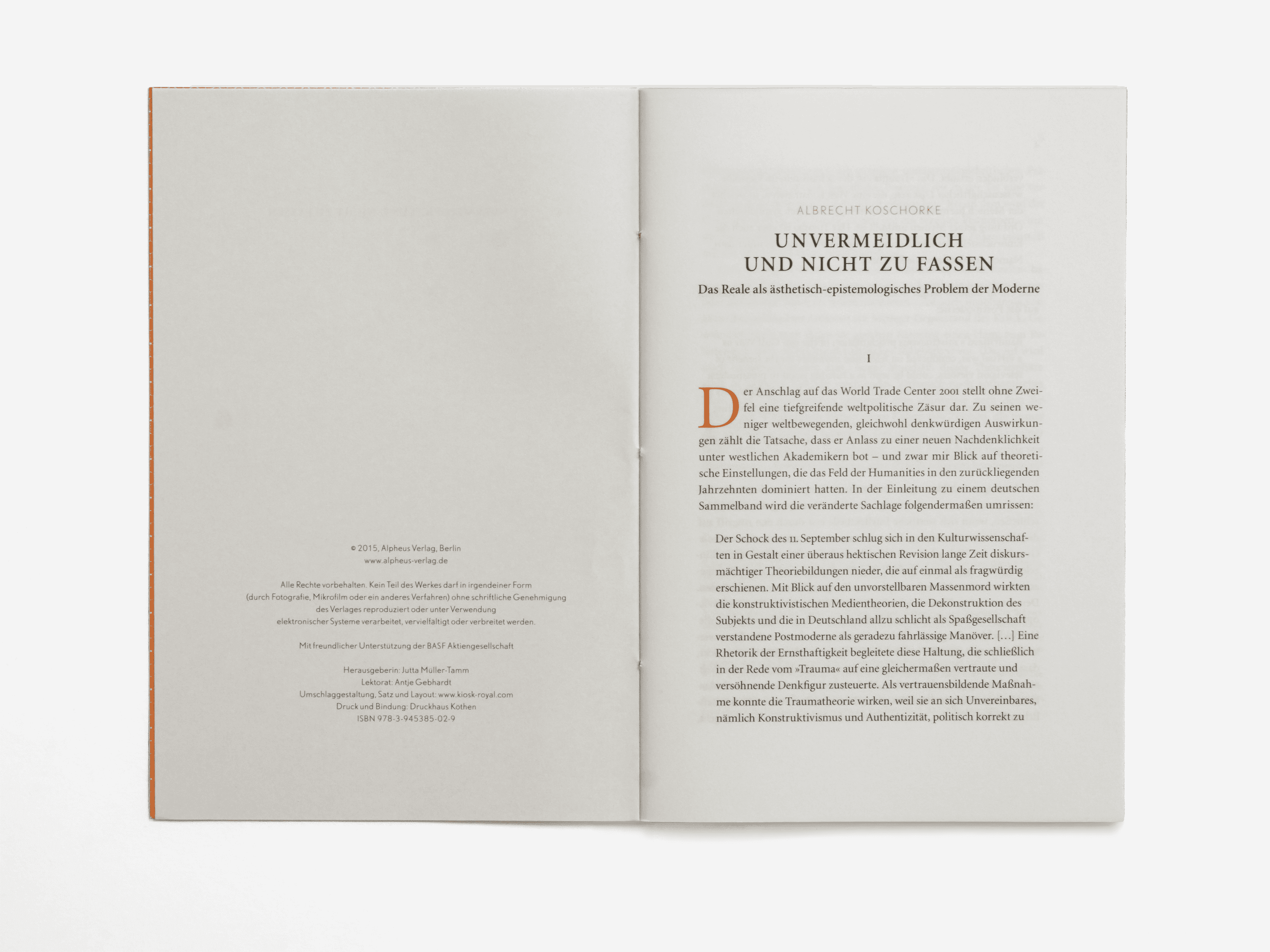 Buchgestaltung für einen Schuber mit 7 Heften zur Literatur- und Wissensgeschichte. Alpheus Verlag, 2015. Eines der Schönsten Deutschen Bücher 2016.