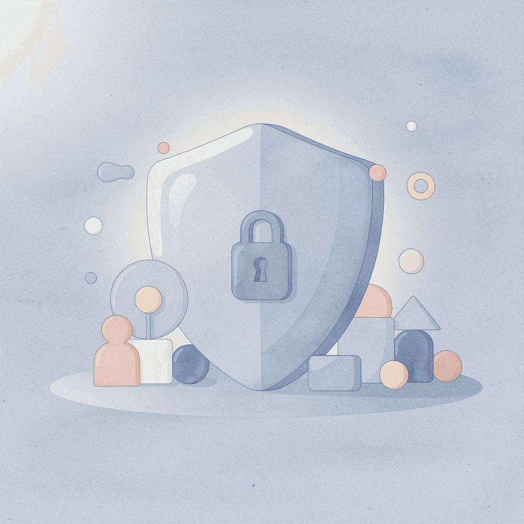 Shield protecting trading capital representing prop firm rules and transparency