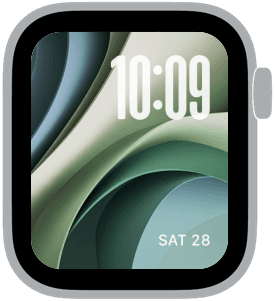 wind lines Apple Watch face preview 1 featuring abstract, gradient, modern, and spring.
