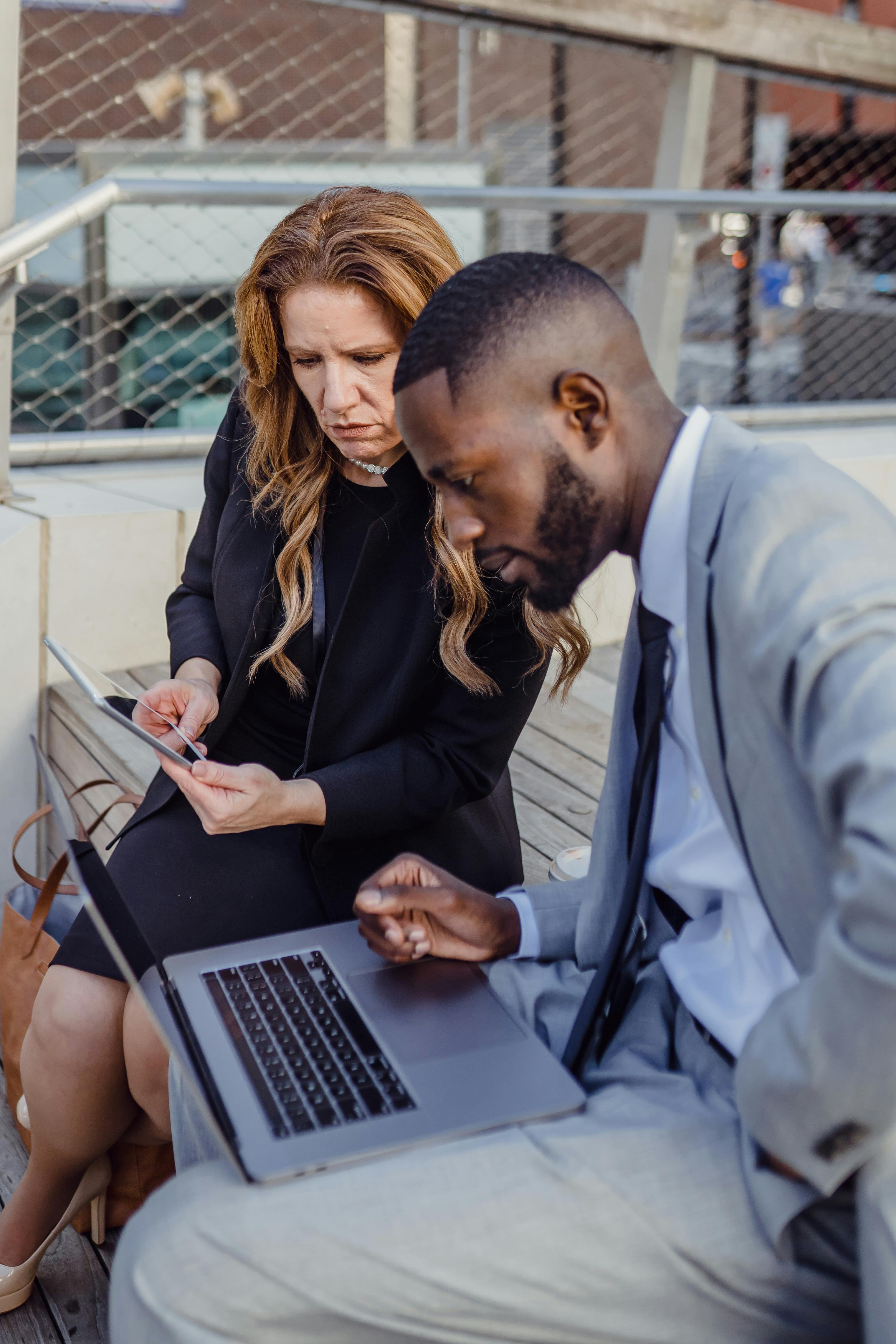 Mid-level professional engaging with Root'd Careers career support