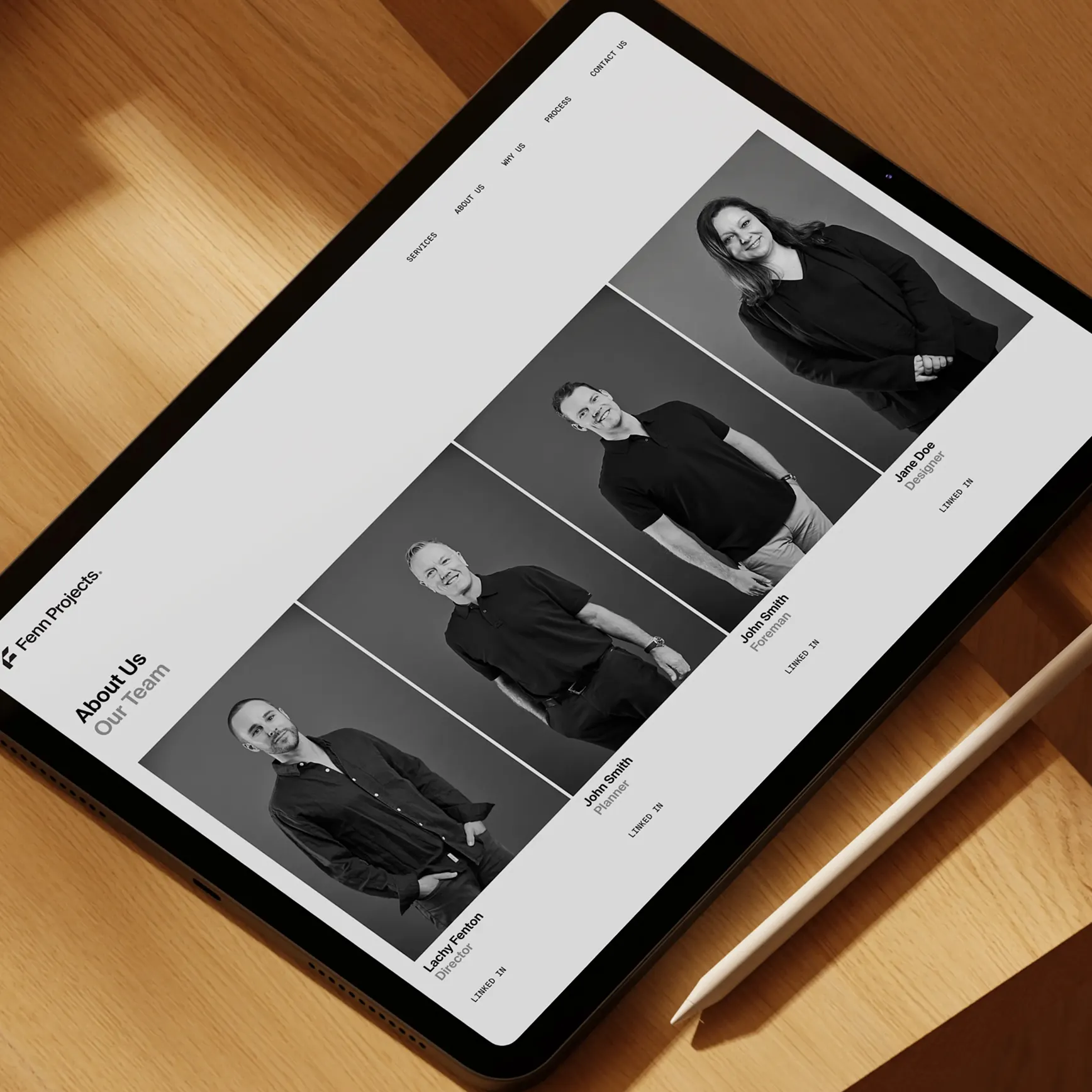 Construction company logo design and brand identity.