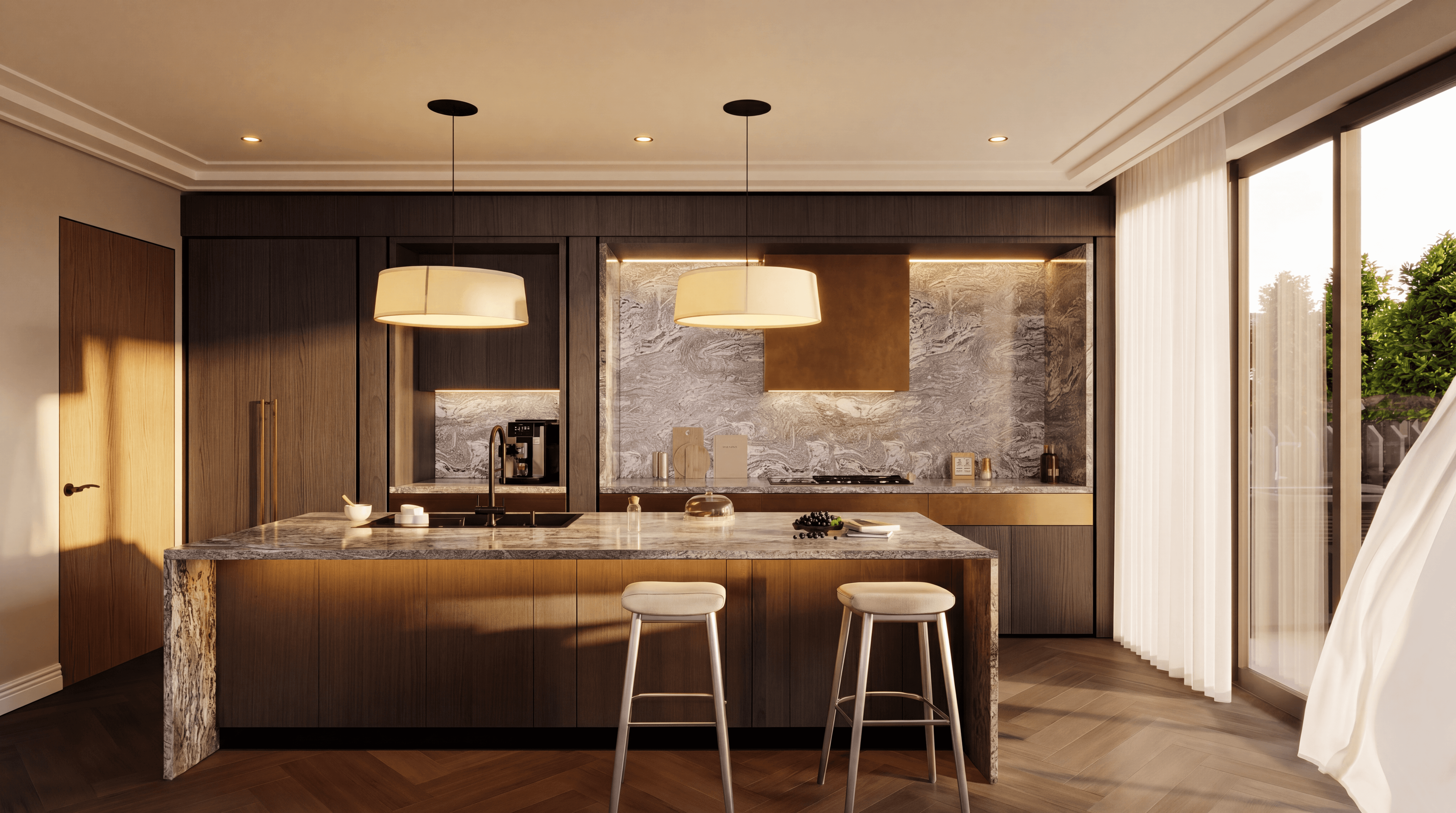 Open plan render