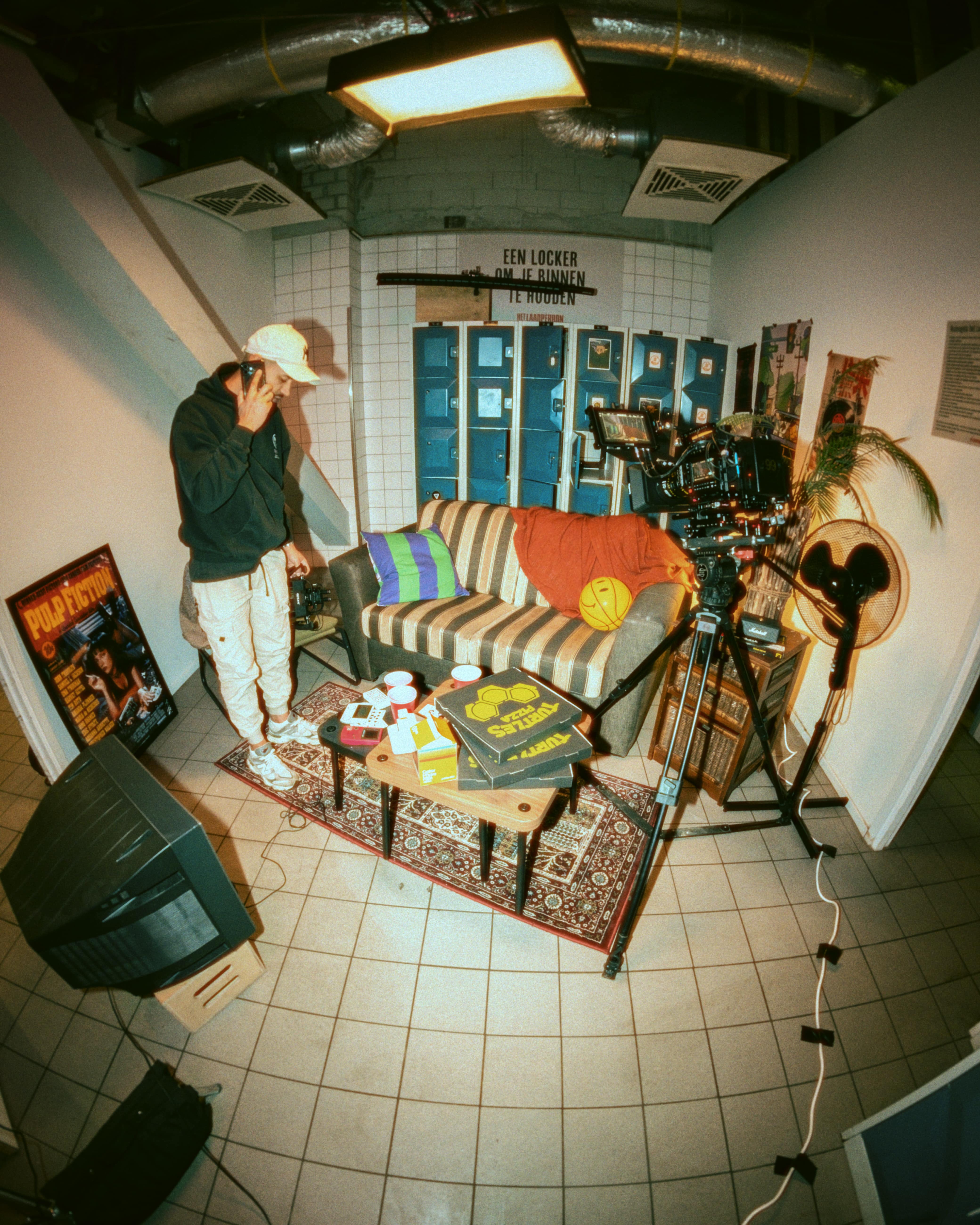 Batch.Works product catalogue book on a work top with a graphic printed image on the front