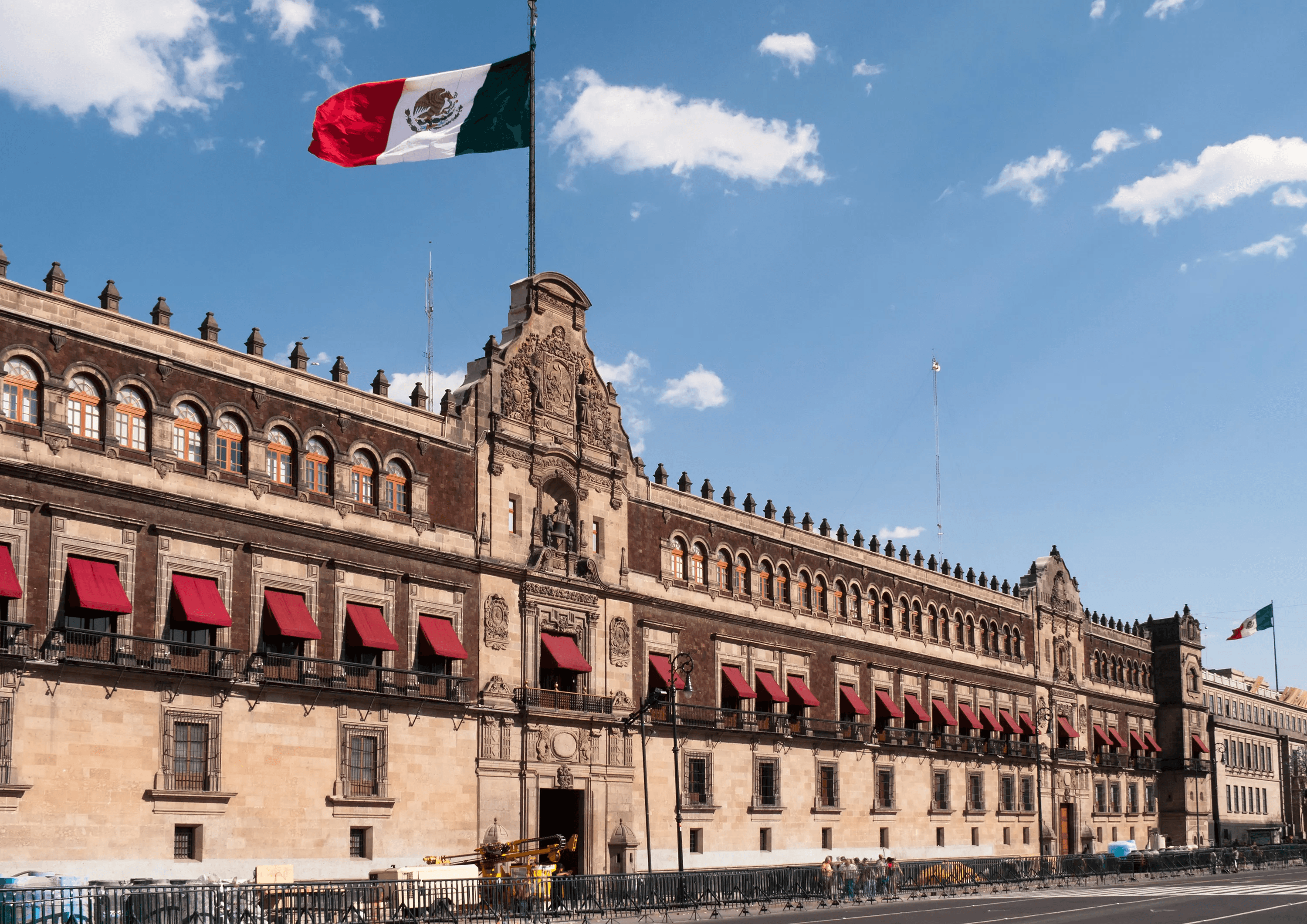 Palacio Nacional en Ciudad de México