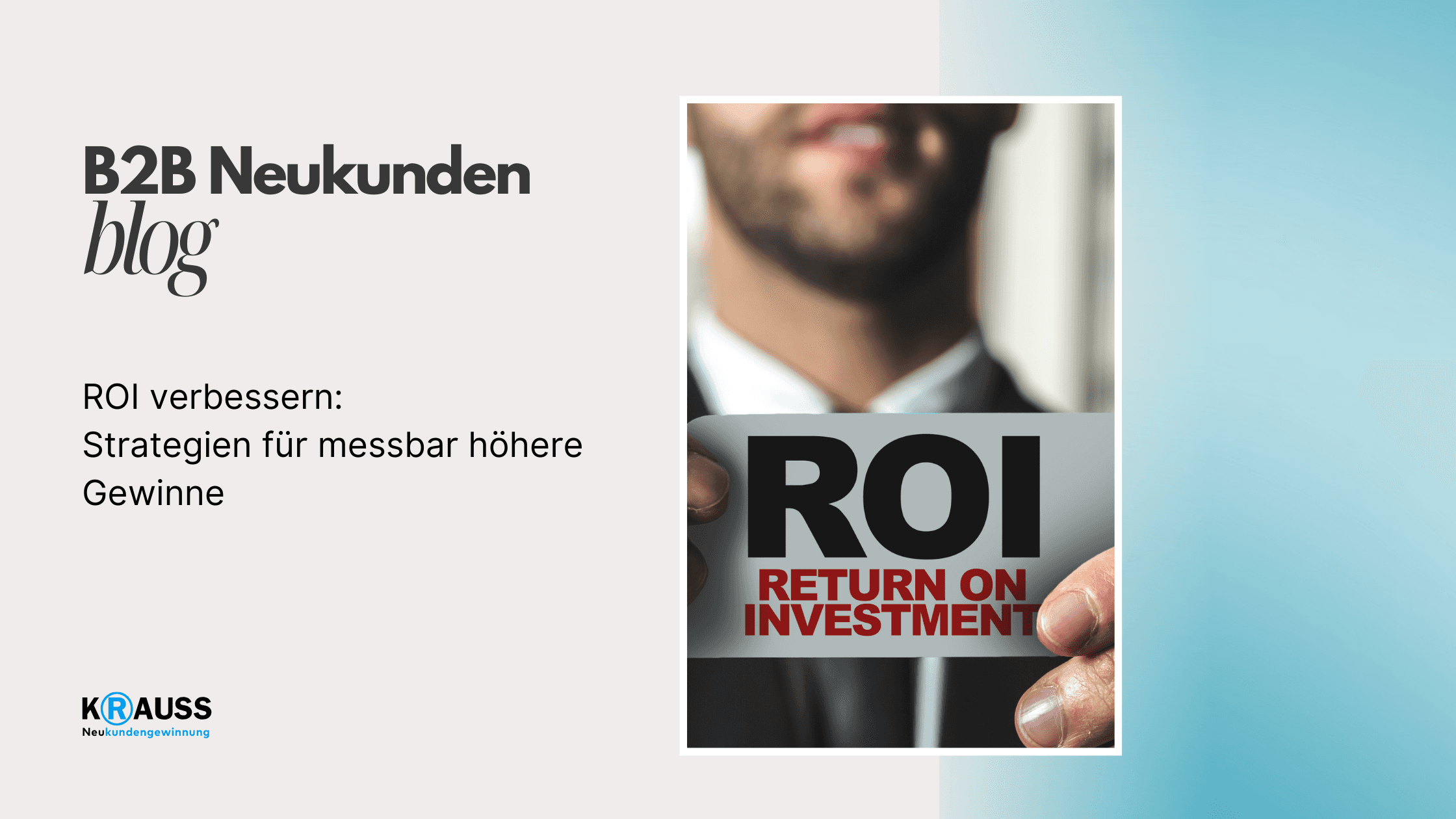 ROI verbessern Strategien für messbar höhere Gewinne