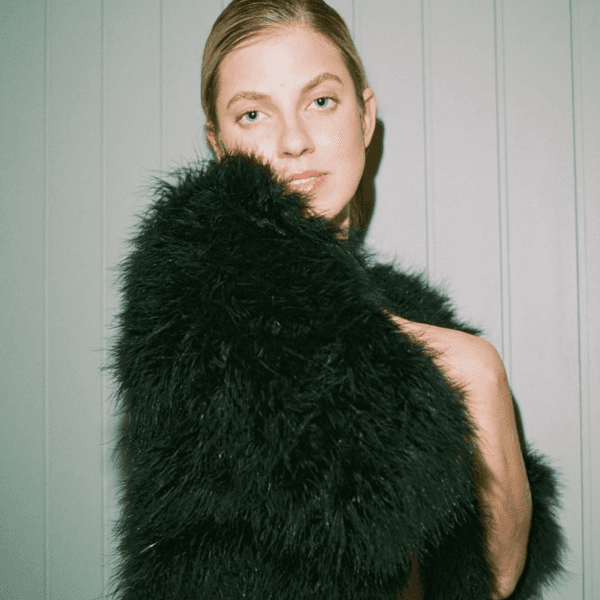 A lady with surfboard