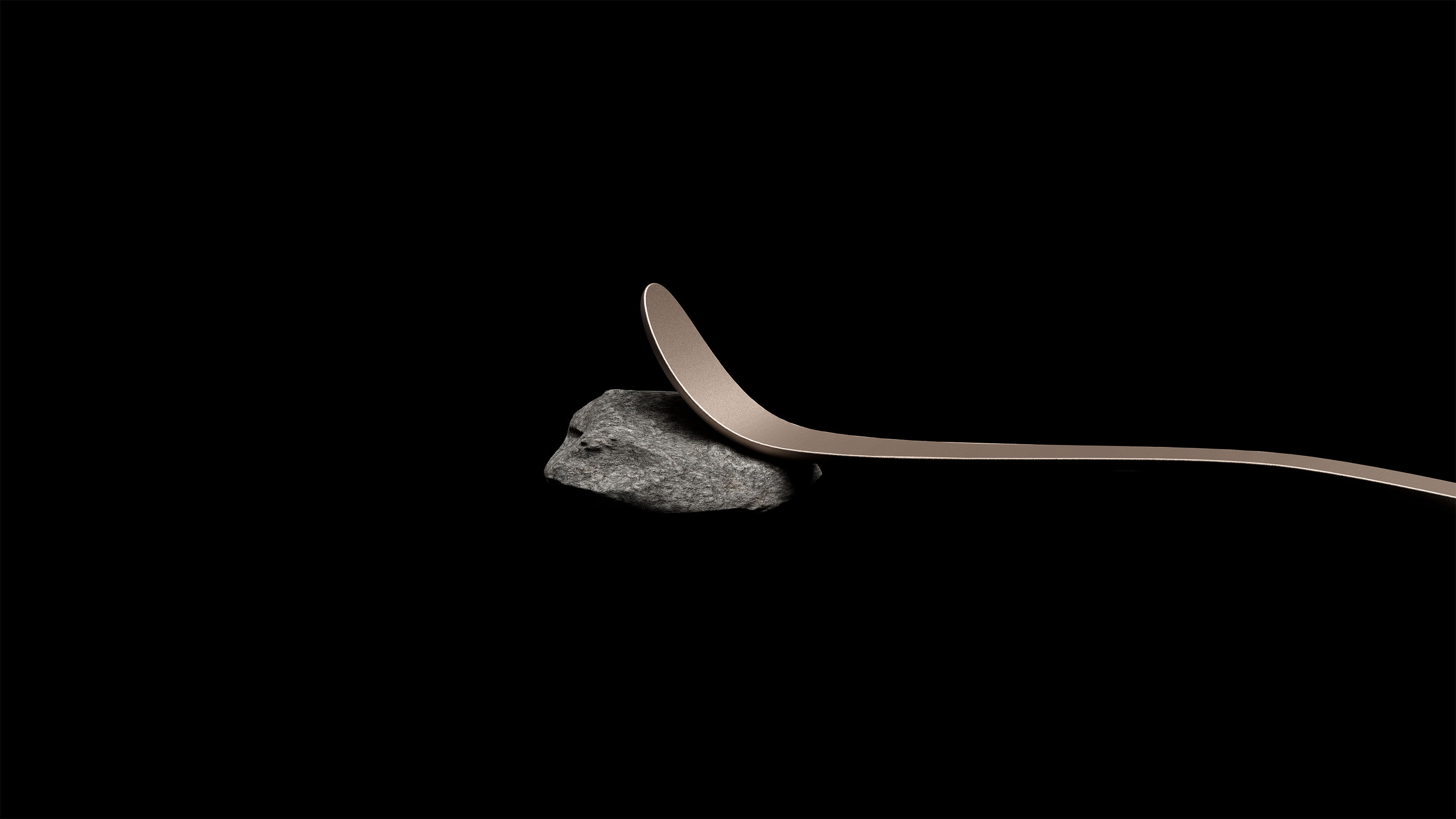 小林裕之・希 茶則 Chasoku (tea scoop) Chashaku Tea Scoop - Studio Remy Gold