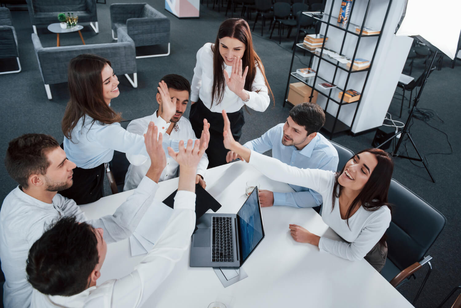 Equipo de trabajo retail