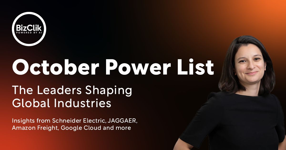 BizCliks October 2025 Power List: Leaders Shaping Global Industries