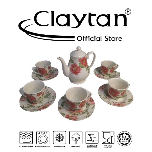 5 pax 12 pcs Tea Set