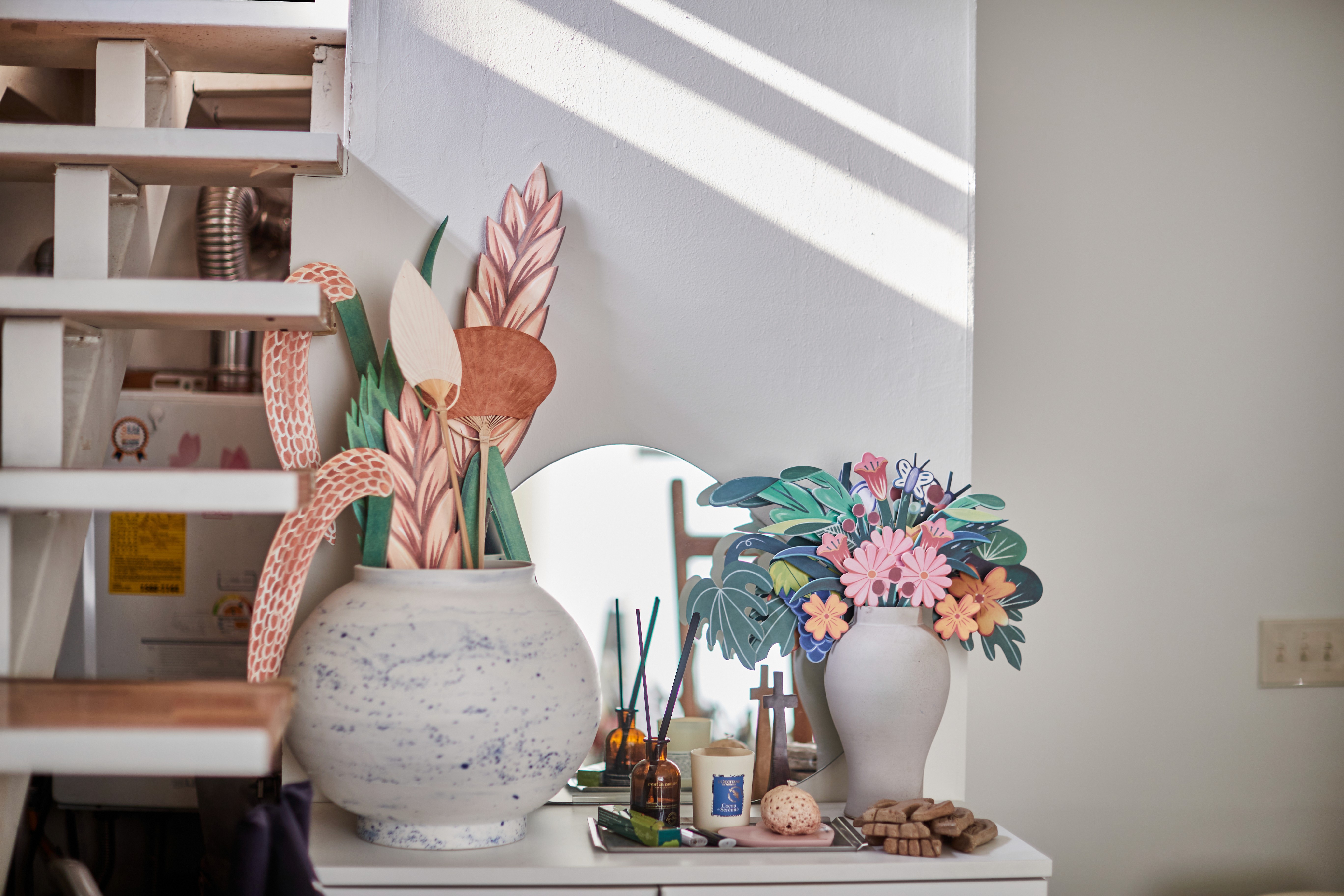 a purple ball of rope on a white background