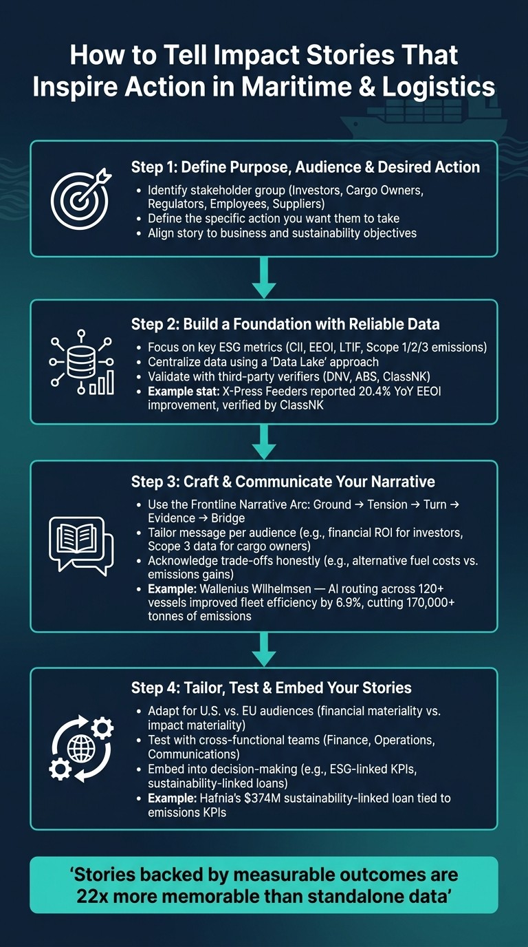 How to Tell Impact Stories That Drive Action in Maritime & Logistics