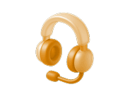Headphone 3d icon