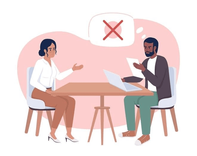 A technical candidate stands confidently at a whiteboard, presenting a code solution during a job interview, while maintaining eye contact with the interviewer. The candidate uses clear body language and gestures to explain their thought process, embodying great interview tips for a successful interview.