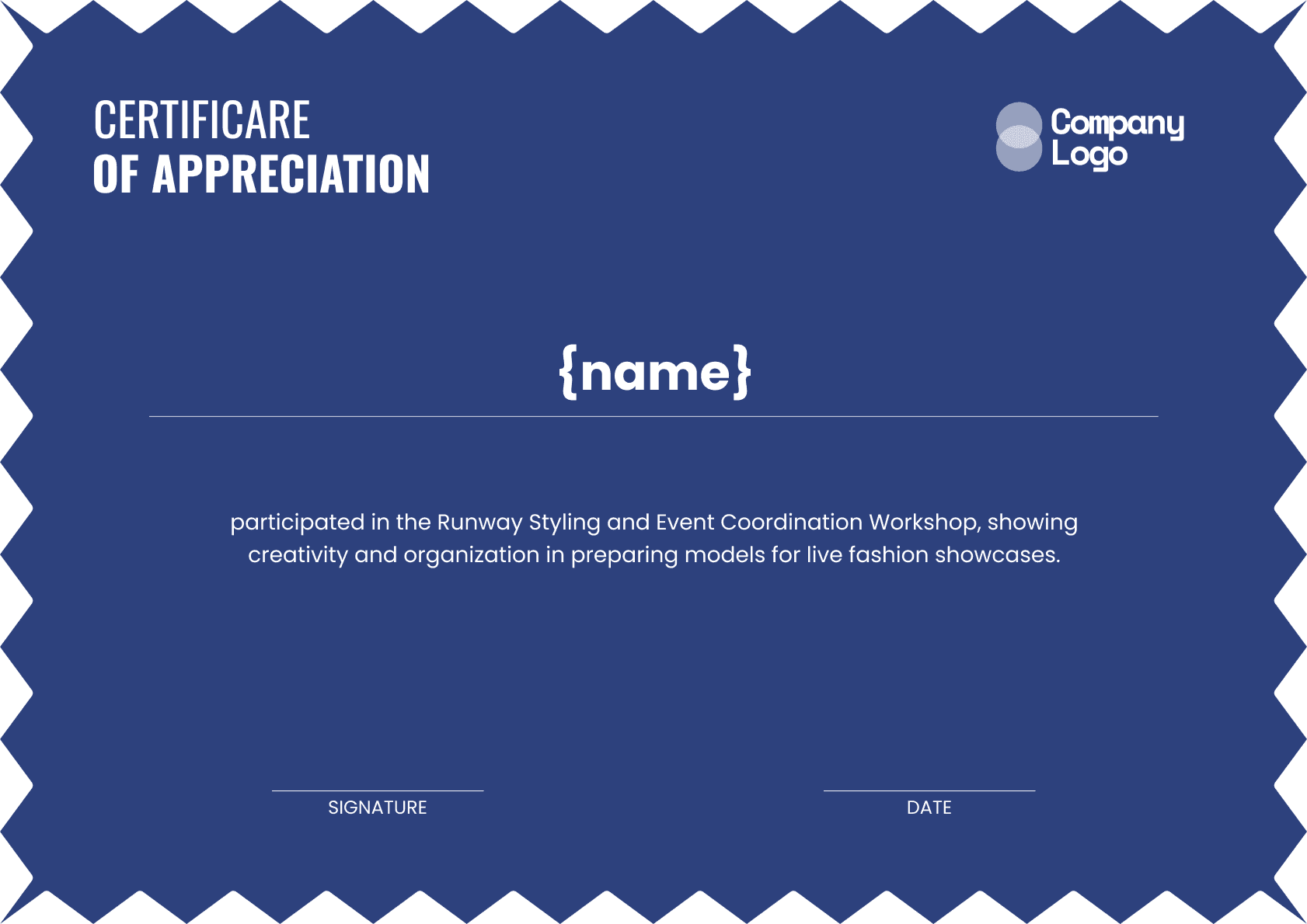 Wauld - Professional and attractive green recognition badge template