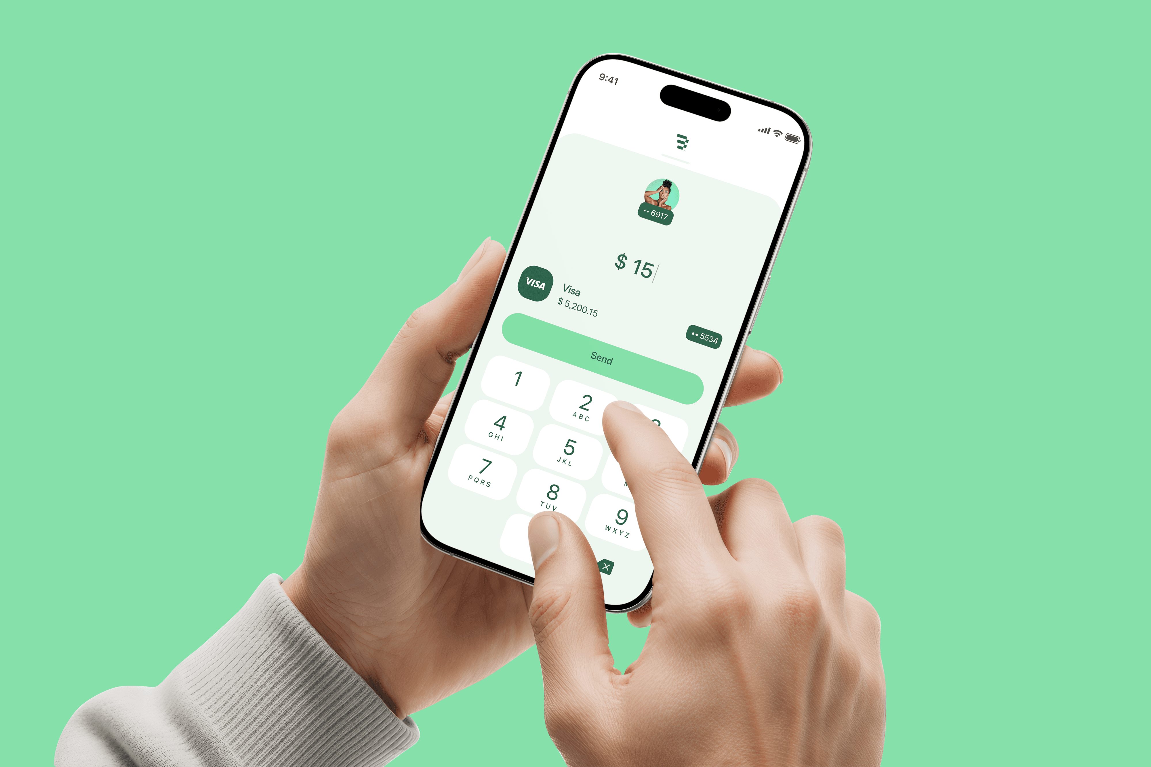 Shot of a smartphone on a grey background