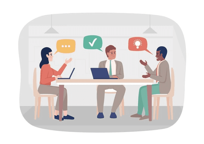 A diverse team of professionals is collaborating on a technical project, showcasing their interpersonal skills and critical thinking abilities in a professional setting. They are engaged in problem-solving discussions, highlighting the importance of effective communication and teamwork in achieving their goals.