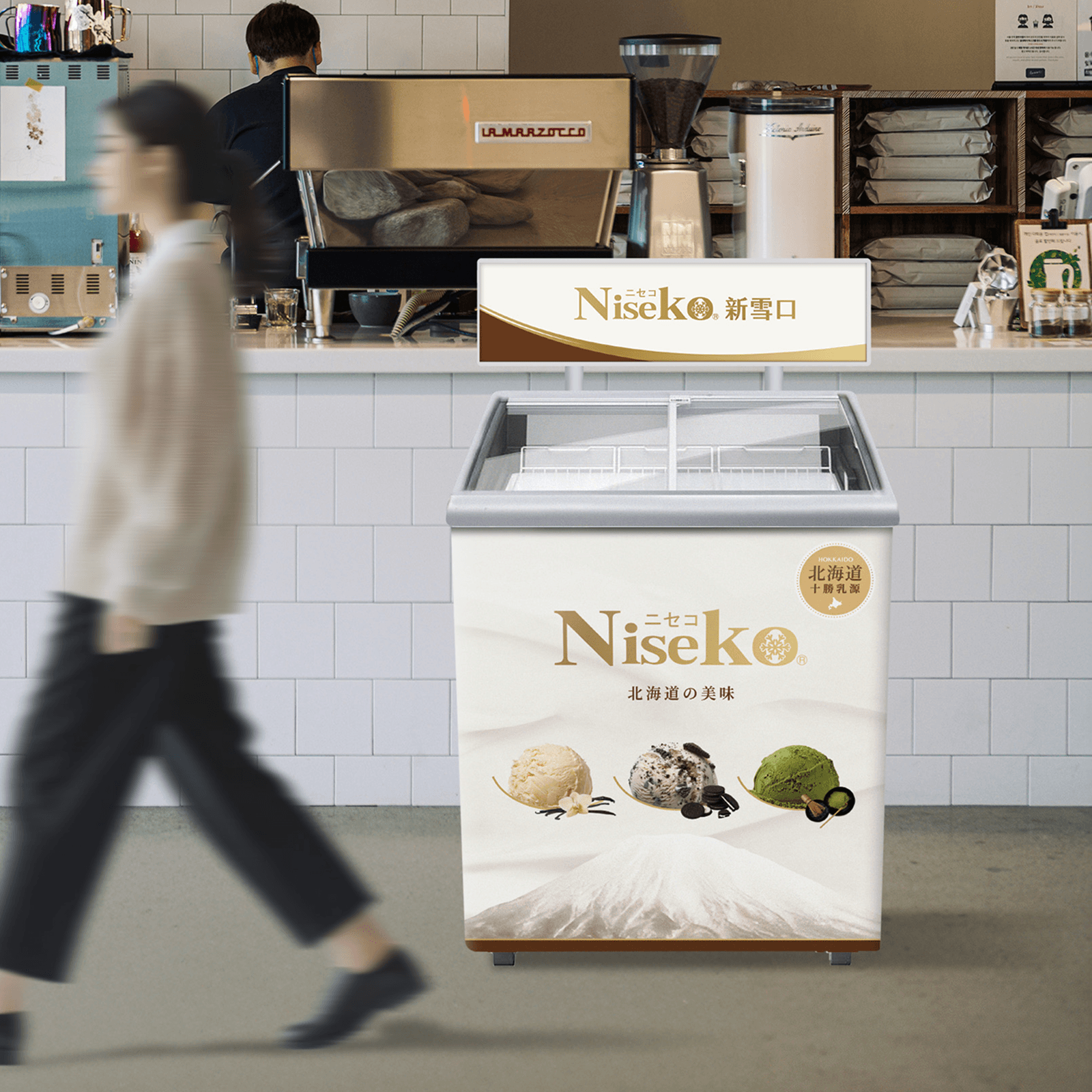 Niseko 品牌通路冰櫃貼圖設計