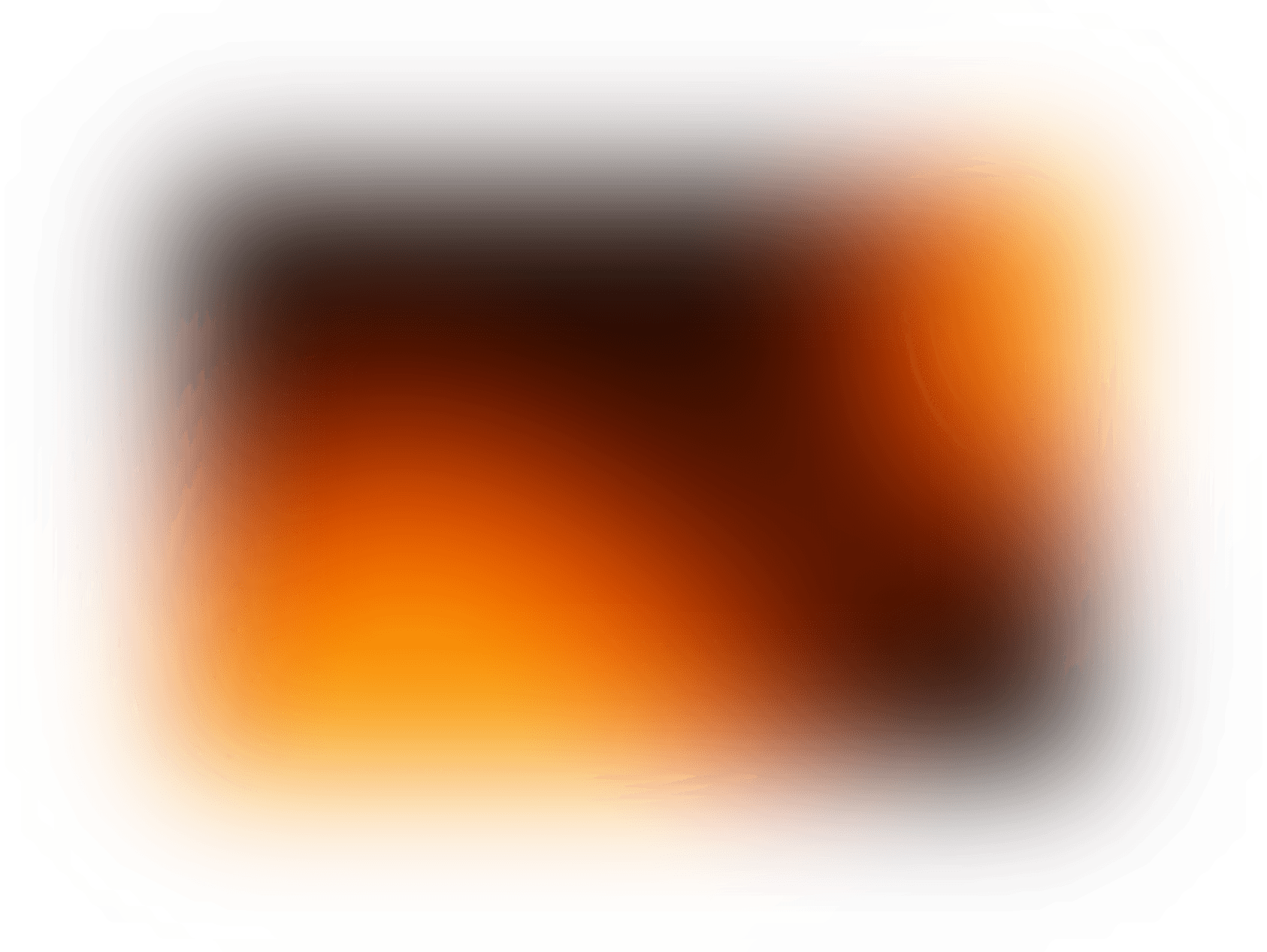 Abstract warm orange and black gradient