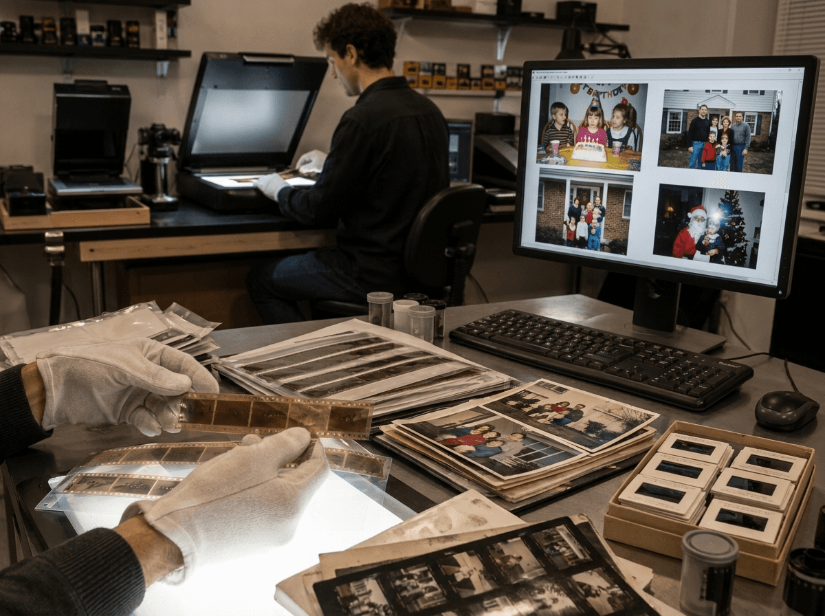 Régi diák rendezése digitalizálás előtt