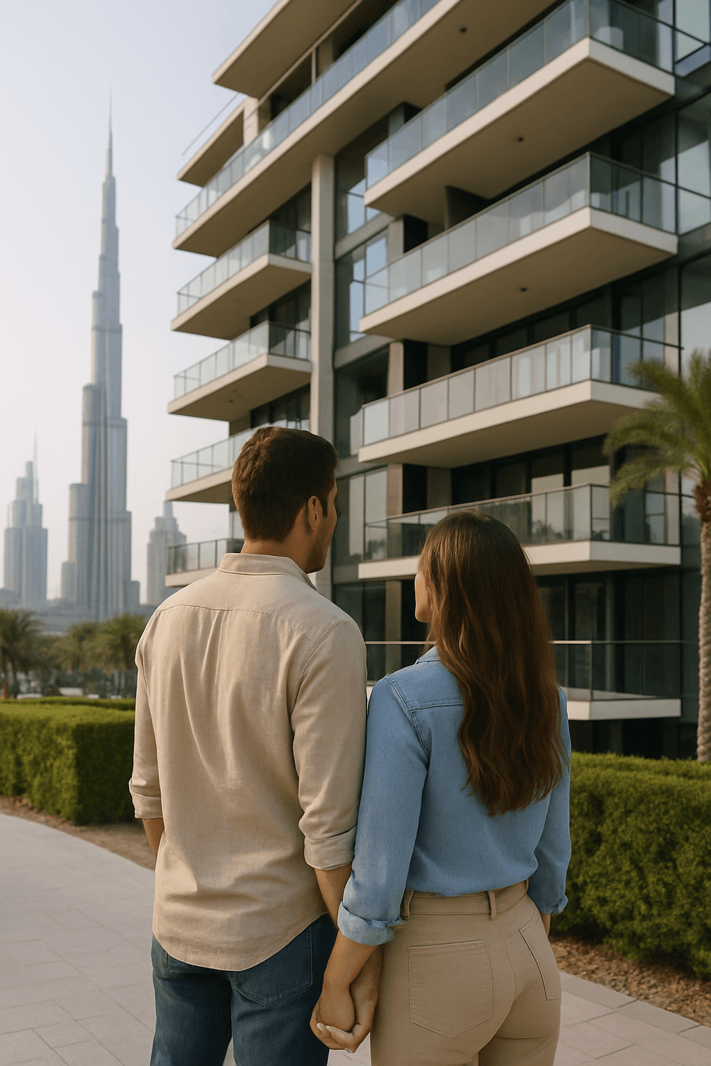 Couple Looking At A Property