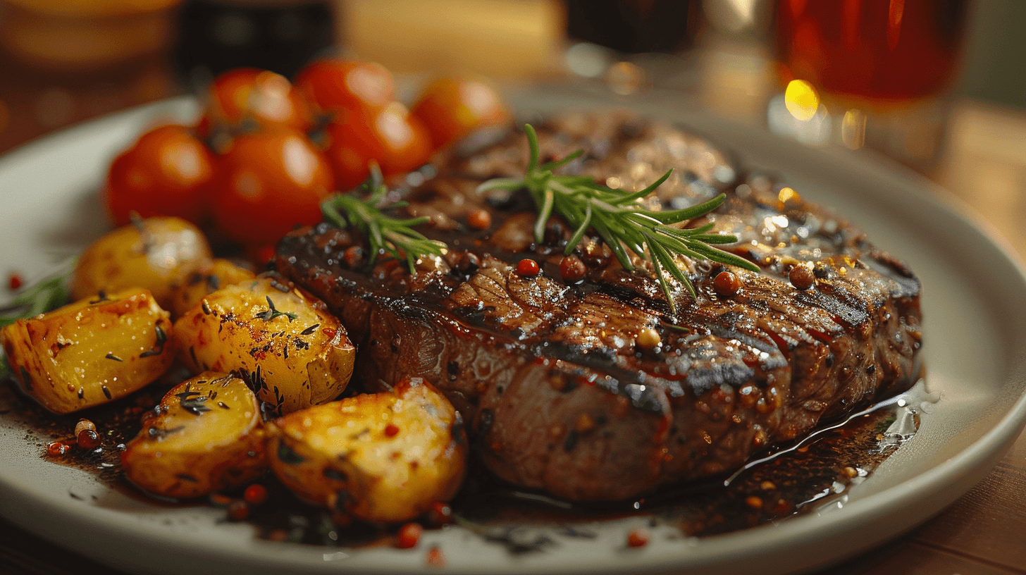 пържола с картофи