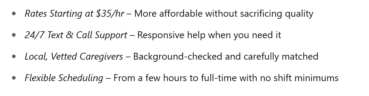 A Local, More Affordable Option: Caringene