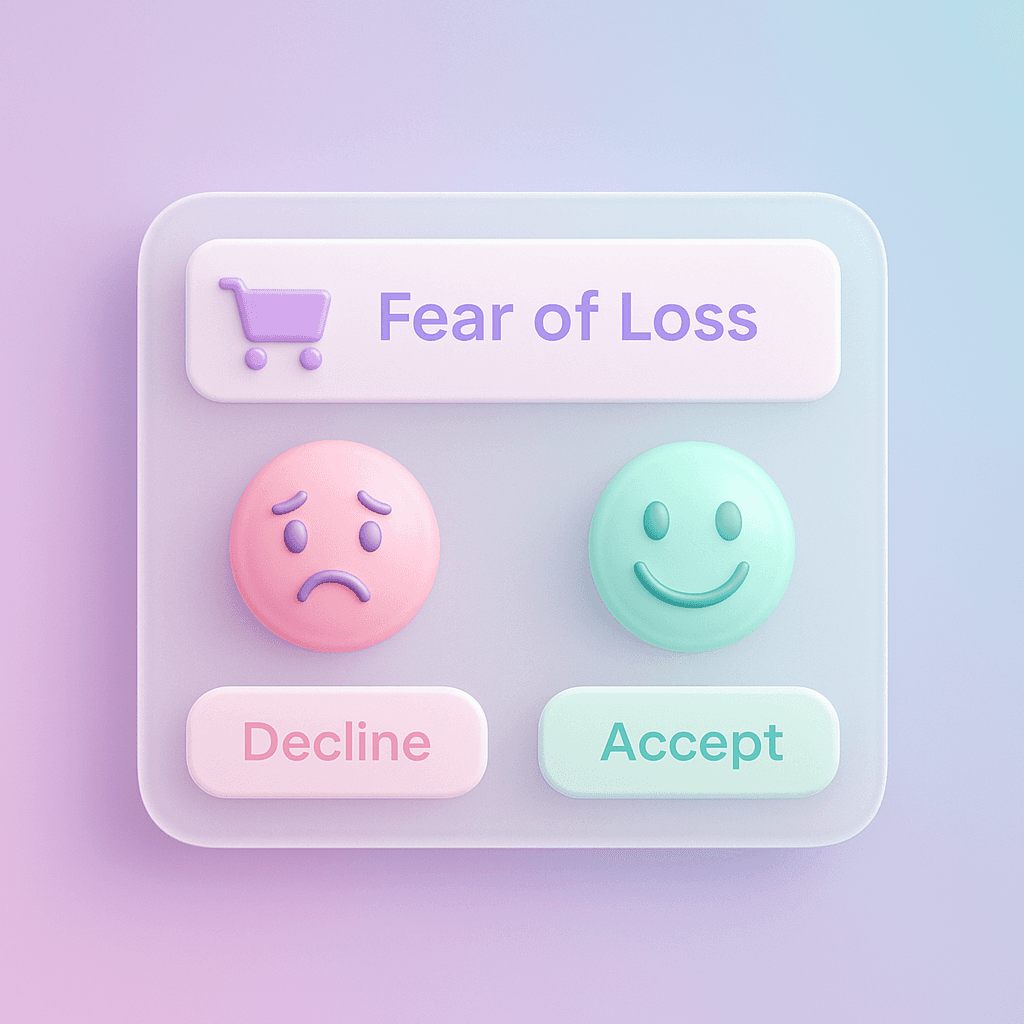 3d illustration showcasing loss aversion