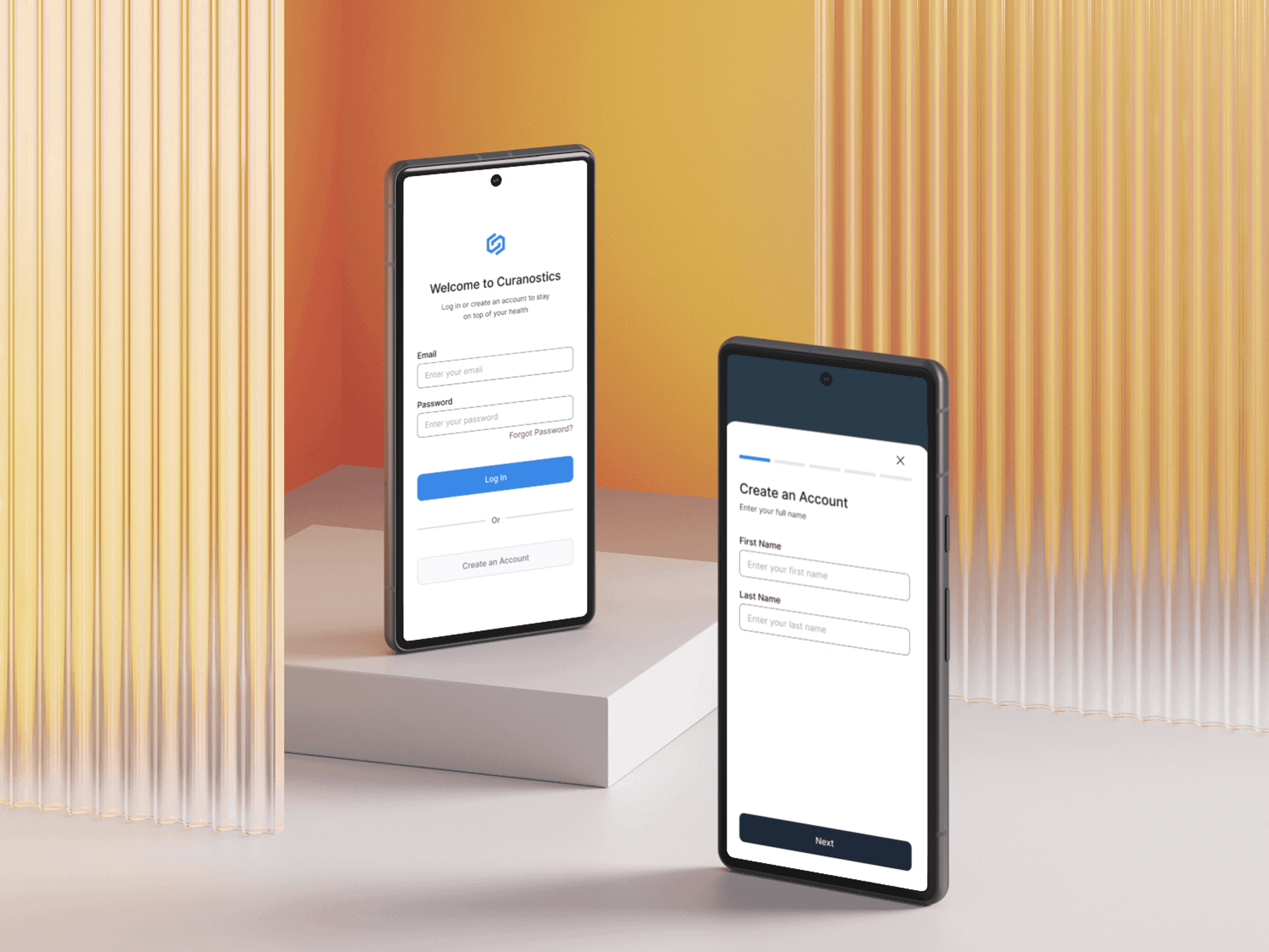 Curanostics - Mobile UI