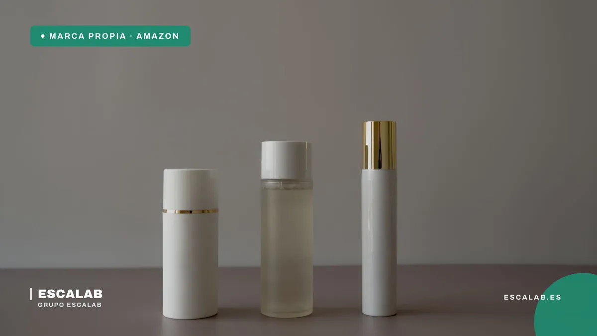 Envases de producto de marca propia (private label) listos para vender en Amazon