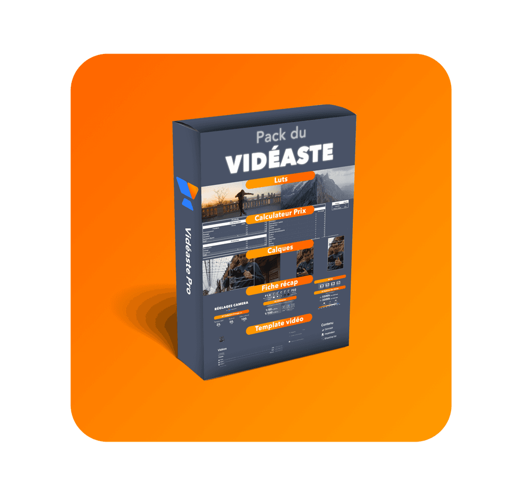 Pack du vidéaste