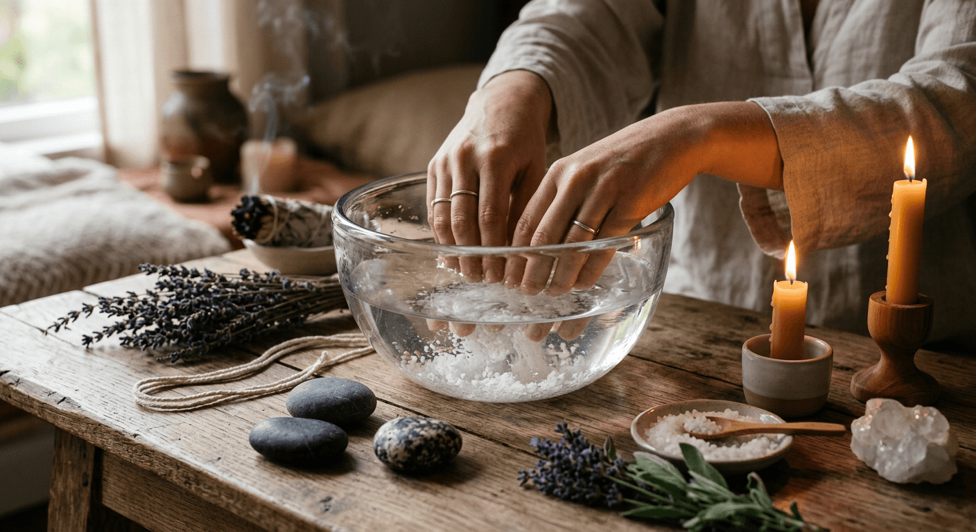 The Saltwater Ritual for Clearing Diseased Energy