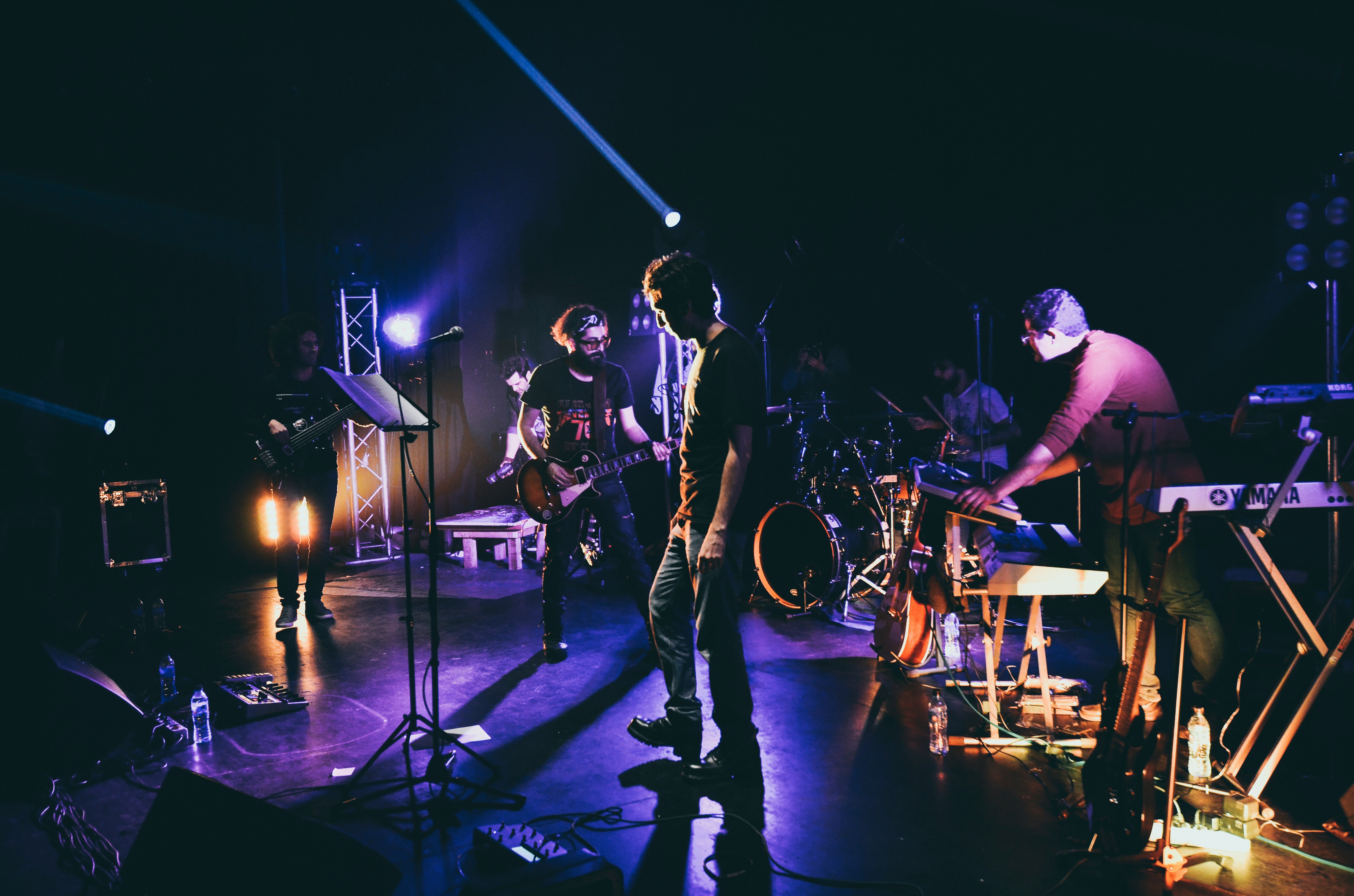 guy performing on stage