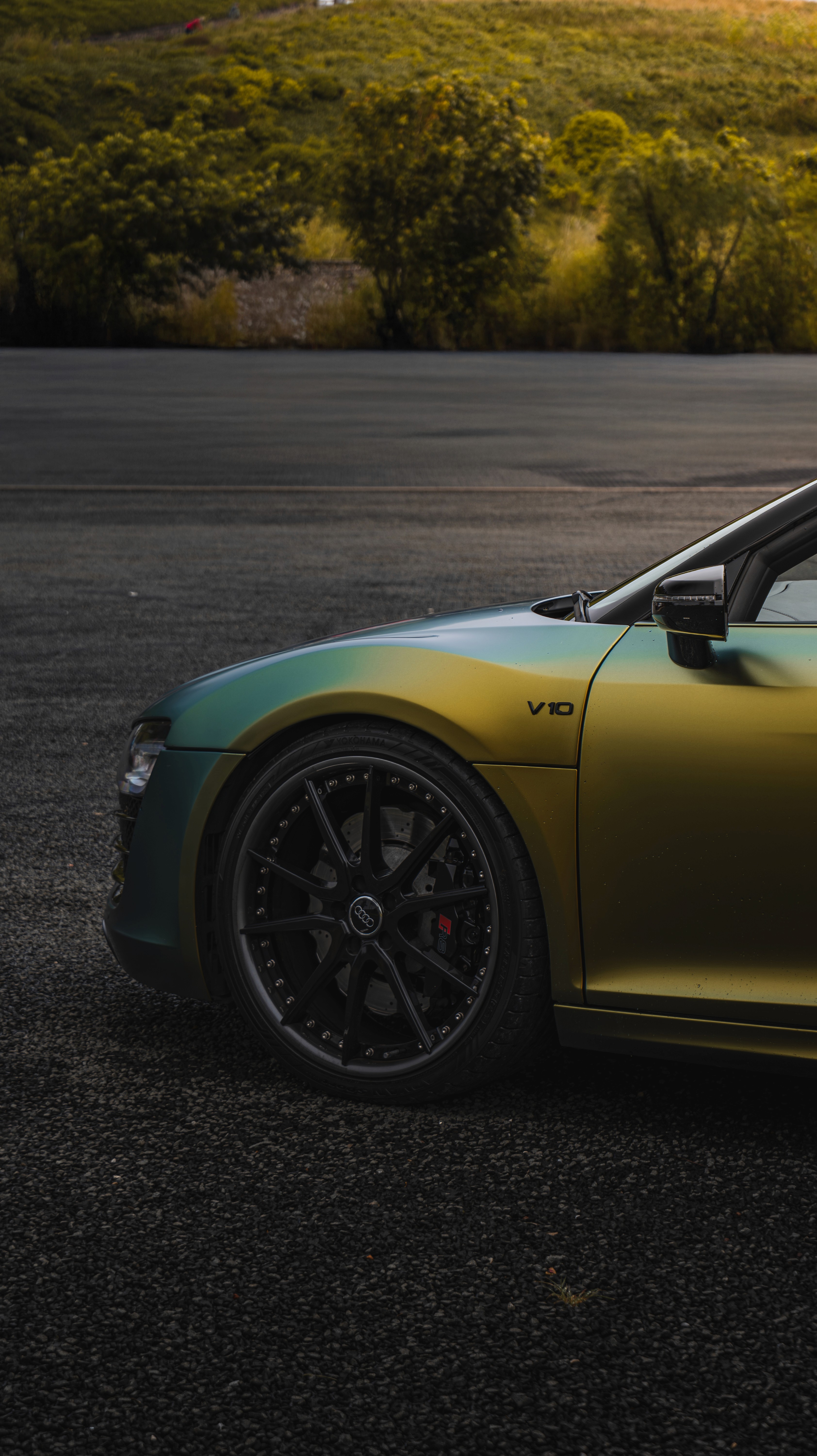 Audi R8 shoot in the countryside