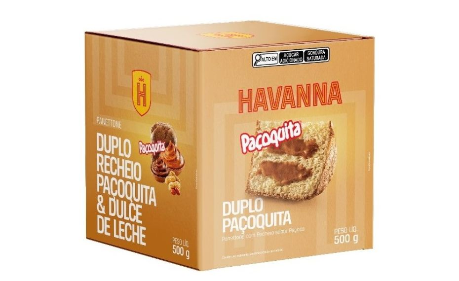 Havanna e Paçoquita criam panetone em collab
