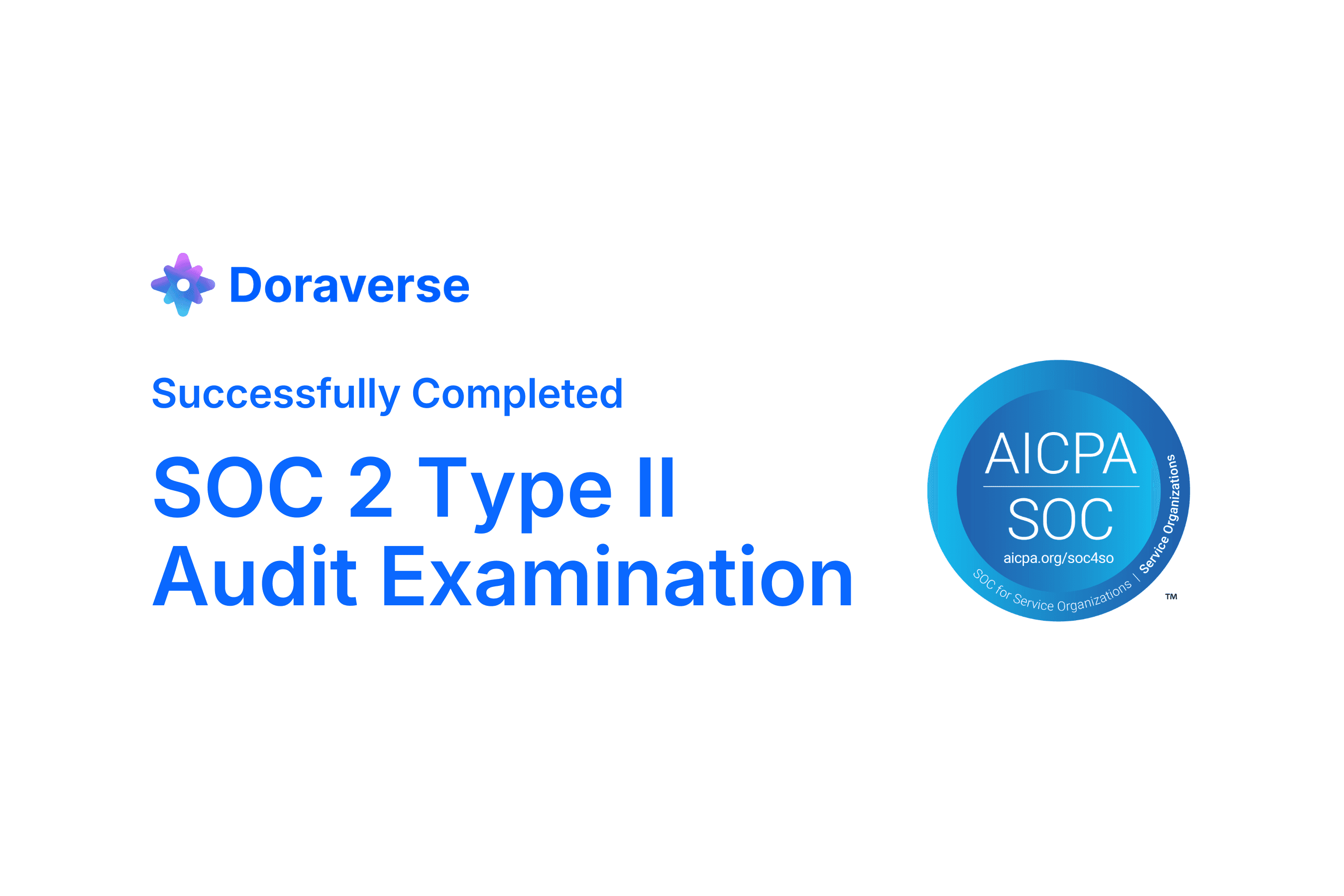 Doraverse completed SOC 2 Type II Audit Examination
