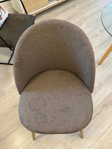 fauteuil sale avant le passage de vapeur pro limoges