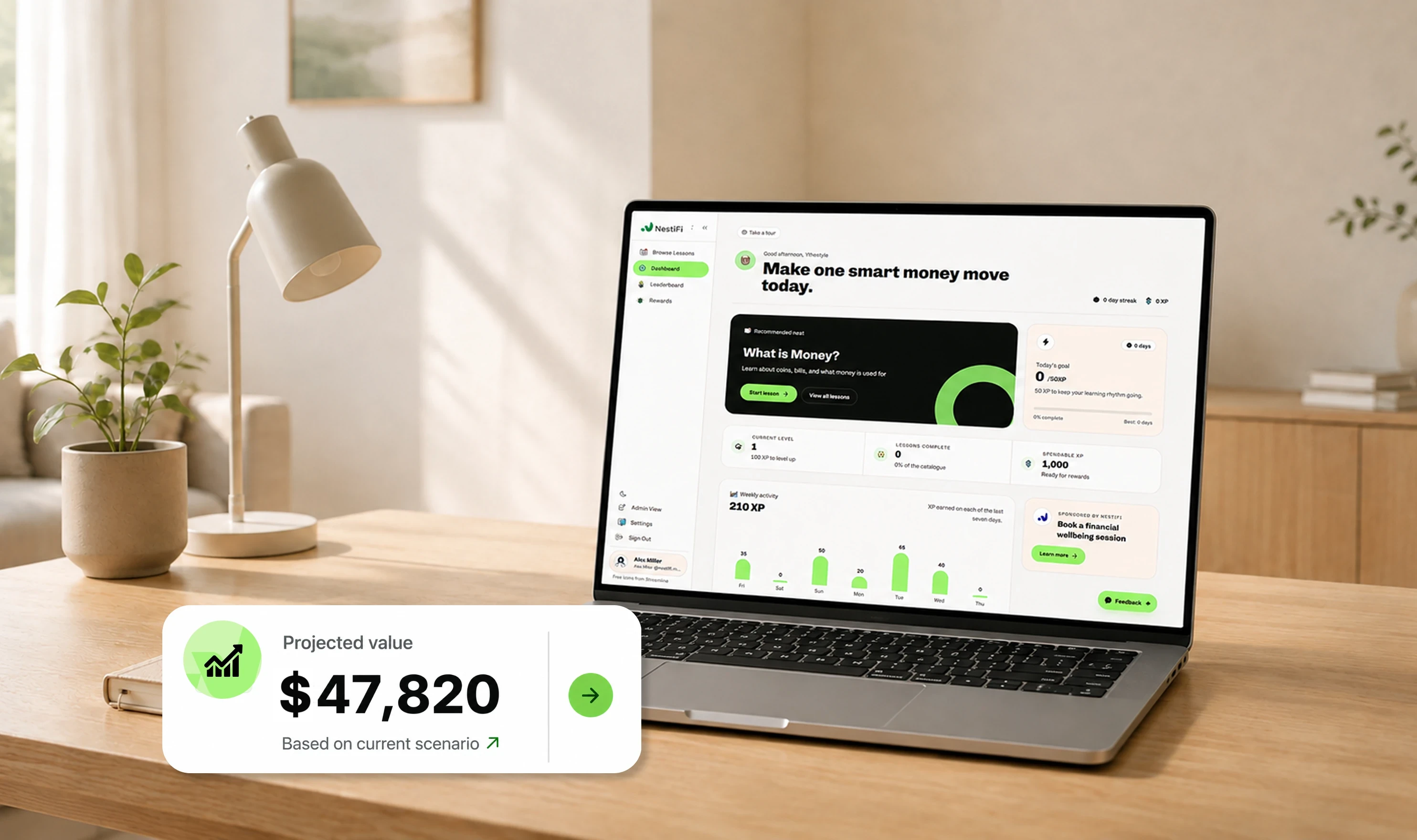 NestiFi platform interface